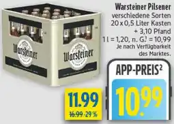 diska Warsteiner Pilsener Angebot