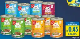 diska Gut & Günstig Hello my cat Zarte Stückchen in feiner Sauce Angebot