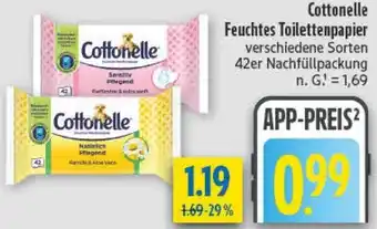 diska Cottonelle Feuchtes Toilettenpapier Angebot
