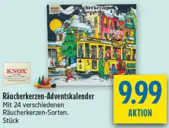 diska KNOX Räucherkerzen-Adventskalender Angebot