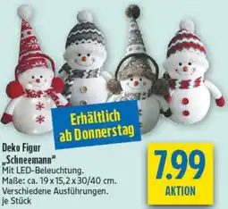 diska Deko Figur „Schneemann" Angebot