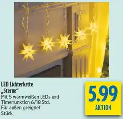 diska LED Lichterkette „Sterne" Angebot