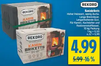 diska REKORD Kaminbriketts Angebot