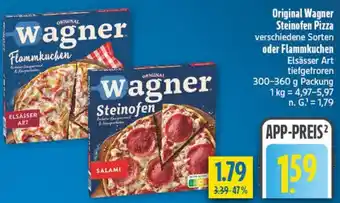 diska Original Wagner Steinofen Pizza oder Flammkuchen Angebot
