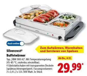 Lidl SILVERCREST Buffetwärmer Angebot