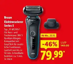 Lidl Braun Elektrorasierer Series 5 Angebot