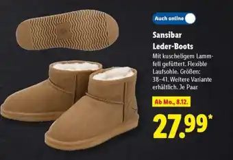Lidl Sansibar Leder-Boots Angebot