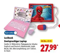 Lidl LEXIBOOK Zweisprachiger Laptop Angebot
