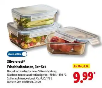 Lidl Silvercrest Frischhaltedosen, 3er-Set Angebot