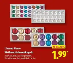 Lidl Livarno Home Weihnachtsbaumkugeln Angebot