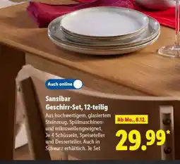 Lidl Sansibar Geschirr-Set, 12-teilig Angebot