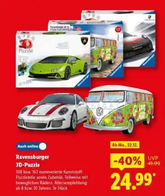 Lidl RAVENSBURGER 3D-Puzzle Angebot