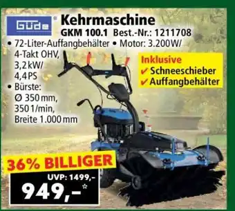 Norma Kehrmaschine GKM 100.1 Angebot