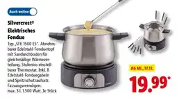 Lidl Silvercrest Elektrisches Fondue Angebot