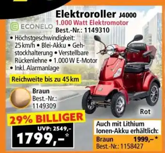 Norma Elektroroller J4000 Angebot