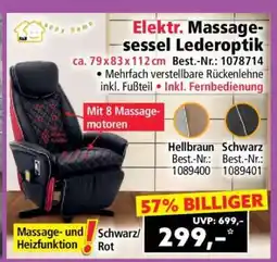 Norma Elektr. Massagesessel Lederoptik Angebot