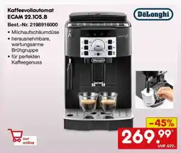 Netto Marken-Discount Kaffeevollautomat ECAM 22.105.B Angebot