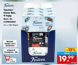 Netto Marken-Discount Taschentücher Box, 4-lagig Angebot