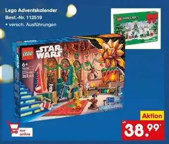 Netto Marken-Discount Lego Adventskalender³ Angebot