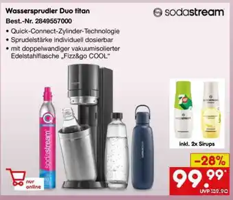 Netto Marken-Discount Wassersprudler Duo Titan Angebot