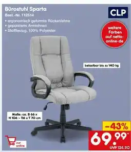 Netto Marken-Discount Bürostuhl Sparta Angebot