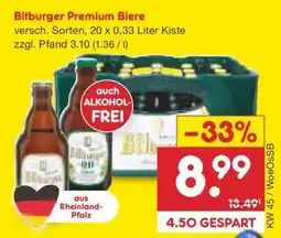 Netto Marken-Discount Bitburger Premium Biere Angebot