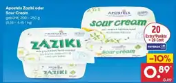 Netto Marken-Discount Apostels Zaziki oder Sour Cream Angebot