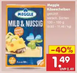 Netto Marken-Discount Meggle Käsescheiben Angebot
