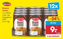 Netto Marken-Discount Braune Linsen Angebot
