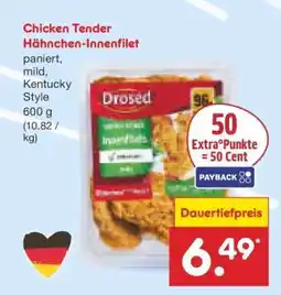 Netto Marken-Discount Chicken Tender Hähnchen-Innenfilet Angebot