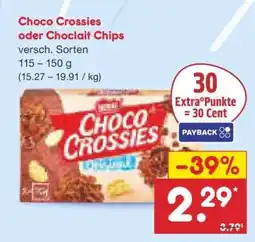 Netto Marken-Discount Choco Crossies oder Choclait Chips Angebot