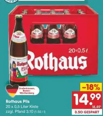 Netto Marken-Discount Rothaus Pils Angebot