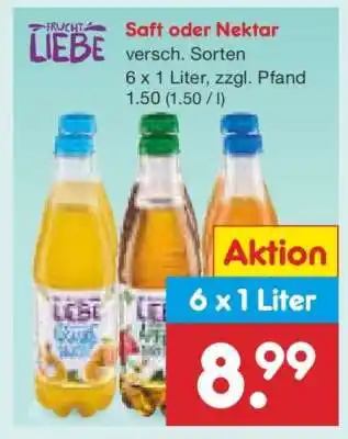 Netto Marken-Discount Saft oder Nektar Angebot