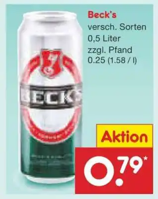 Netto Marken-Discount Beck's Angebot