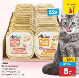 Netto Marken-Discount Attica Katzennahrung Angebot
