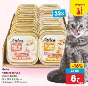 Netto Marken-Discount Attica Katzennahrung Angebot