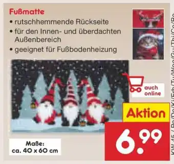Netto Marken-Discount Fußmatte Angebot