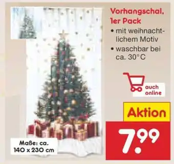 Netto Marken-Discount Vorhangschal, 1er Pack Angebot