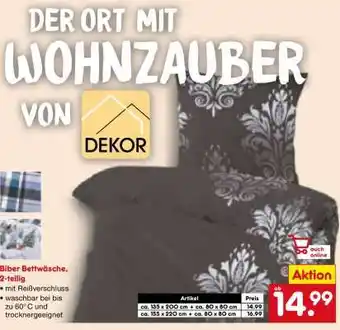 Netto Marken-Discount Biber Bettwäsche, 2-teilig Angebot