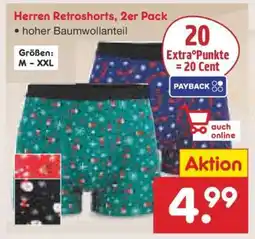 Netto Marken-Discount Herren Retroshorts, 2er Pack Angebot