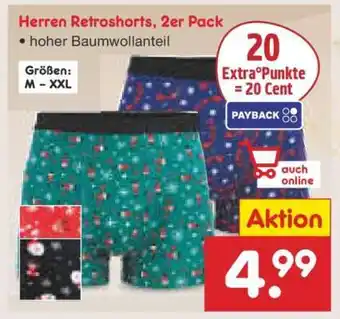 Netto Marken-Discount Herren Retroshorts, 2er Pack Angebot