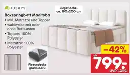 Netto Marken-Discount Boxspringbett Manitoba Angebot