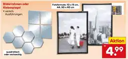 Netto Marken-Discount Bilderrahmen oder Klebespiegel Angebot