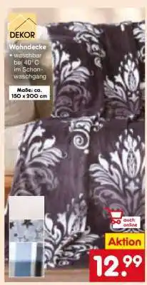 Netto Marken-Discount Wohndecke Angebot