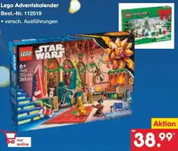 Netto Marken-Discount Lego Adventskalender Angebot