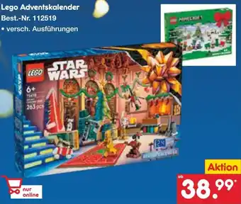 Netto Marken-Discount Lego Adventskalender Angebot