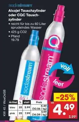 Netto Marken-Discount Alcojet Tauschzylinder oder CQC Tauschzylinder Angebot