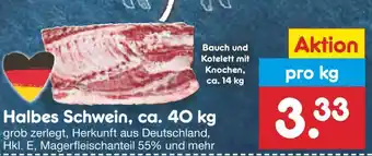 Netto Marken-Discount Halbes Schwein, ca. 40 kg Angebot