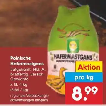 Netto Marken-Discount Polnische Hafermastgans Angebot