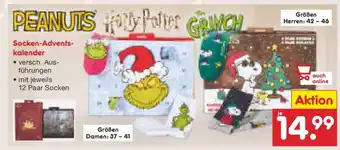 Netto Marken-Discount Socken Adventskalender Angebot